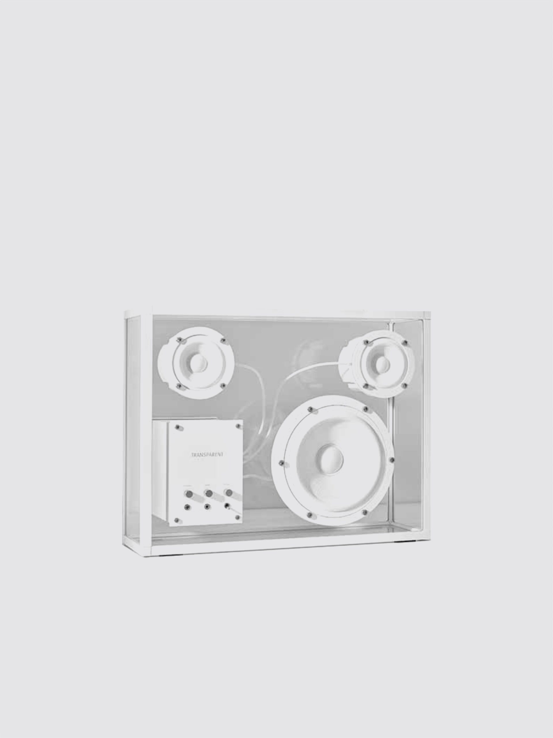 Transparent Speaker White